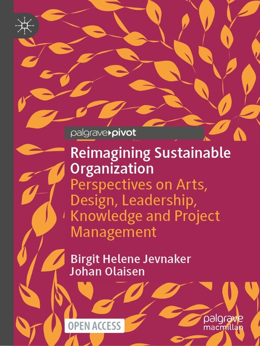 Title details for Reimagining Sustainable Organization by Birgit Helene Jevnaker - Available